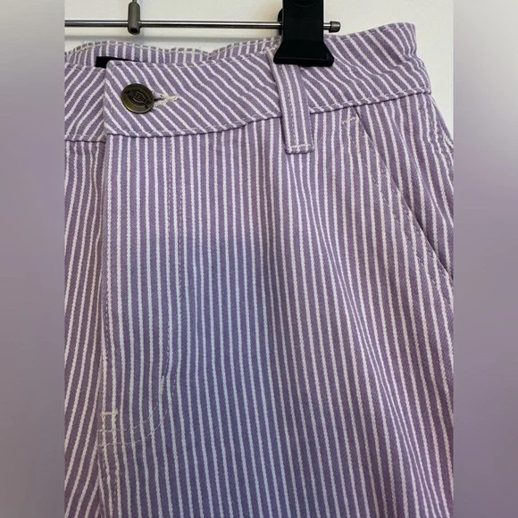DICKIES Jeans - Hickory Of Hickory - Striped Purple/White (SIZE 28R) - Picture 3 of 5